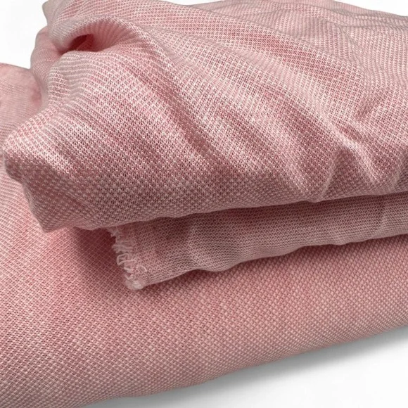 Pink Salmon Cotton Knit Fabric Bundle – 2 Pieces, 1.5–2.5 Yards Each - Picture 2 of 4